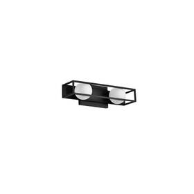 2242 Nuvo Lighting 62/2242 Jenkins 2 Light 16 Inch W Vanity - Black