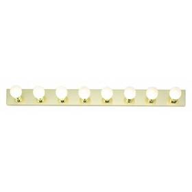 Sf77-191 Nuvo 8 Light 48 Inch Vanity Strip Polished Brass