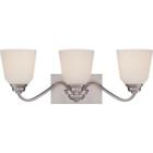 Nv.62-368 Nuvo Lighting Calvin Bathroom Light In Brushed Nickel 045923323683