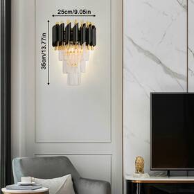 Jx10 Ocasami Crystal Wall Lamp Modern Light Sturdy And Durable New Us