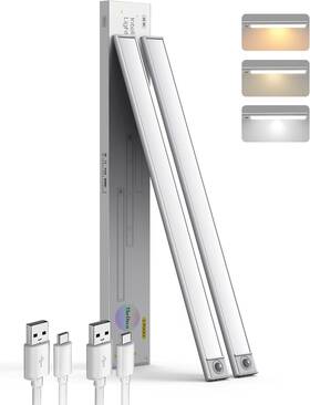 Td-cb-001-50-m Official 20 Inch Under Cabinet Lights 94-led 3cct Dimmable Counter Lighting 2 Pack St