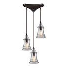 60042-3 Oiled Menlow Pendant Light Bronze Park