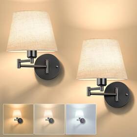 Spu19 Onwecen Battery Operated Wall Sconces Set Of Two Wireless Black Lights With 10000