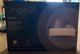 Origin 21 0760083 Lynnpark Led Vanity Light Brushed Silver Metal 19.59 In Indoor