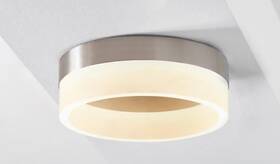 1448562 Origin 21 Lynnpark Light 7ftft Brushed Nickel Integrated Led Flush Mount