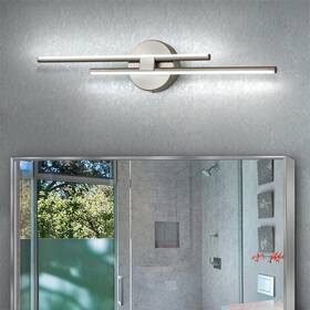 Oyipro 774602839237 Minimalist Linear Led Vanity Light Dimmable Metal Wall
