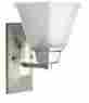 P2733-09 Progress Lighting 1 Light Sconce Brushed Nickel Bathroom Hallway Vintage Wall Fixture 0785247154197