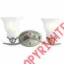 P3191 Progress Lighting Trinity Brushed Nickel Two-light Bathroom Fixture