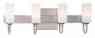 P5024-084 Kovacs Nickel Modern George Vanity Wall 4 Bathroom Light