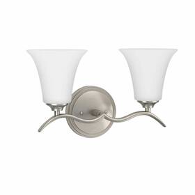 Park Harbor Phvl2252bn Phvl2252 Nickel Columbus 16 Inch W 2-light Bathroom Fixture