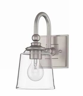 Phvl3011bn Park Harbor Brushed Nickel Antonia 1-light 5.5 Inch W Bathroom Sconce