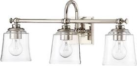 Phvl3013pn Park Harbor Antonia 3 Light 25-1/4 Inch Wide Bathroom Vanity