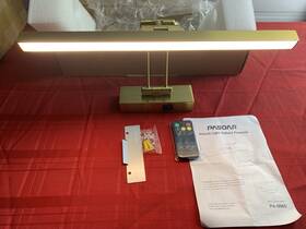 9960a Pasoar Battery Operated Picture Lights For Wall Rechargeable Art Lighting Paintings