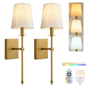 Ca702-03-dp Passica Decor Wireless Battery Operated Wall Sconces Set Of 2 Two Rechargeable