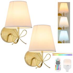 U729-03-dp Passica Decor Battery Operated Wall Sconce Set Of 2 Rechargeable Dimmable Led Lights
