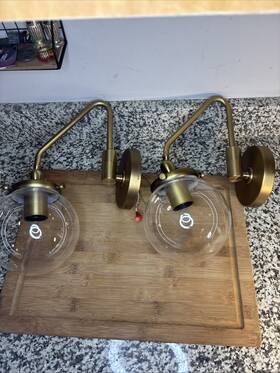 Usxl017-h Pathson 2 Vintage Industrial Wall Light Adjustable Swing Arm Bedside Lamp Sconce