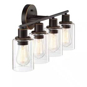 Pia Ricco 445005583593 Illuminate Your Bathroom With 4-light Oil Rubbed Bronze Vanity Lights