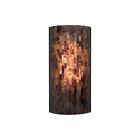 Playa Tech Multi-toned 700wsplafb-led Brown Natural Lighting Flush Panel Shell