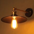 Plu081x2 Glowry 2x Black Iron Industrial Edison Wall Light Sconce Hallway Lamp Country Fixture