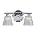 31163 Polished Vanity 2 Lighting Light 2-lt Chrome Elk Collection Calais