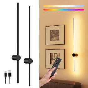 Wl07 Popoiron 40 Inch Battery Operated Wall Sconce 10000mah Rechargeable Wireless Sconces Set Wl07 Popoiron 40 Inch Battery Operated Wall Sconce 10000mah Rechargeable Wireless Sconces Set