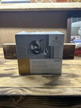 Wsf260-1ch Portfolio 5.12-in W 1-light Damp Rated Chrome Wall Sconce 0120365