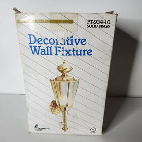 Prestigeline 038853909232 Wall Fixture Light Polished Solid Brass