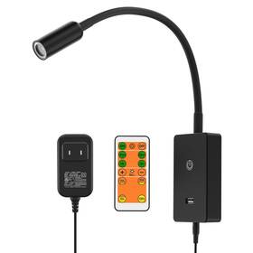 Prc-h012-12 Princeway Led Wall Mounted Bedside Lamp With Flexible Gooseneck Remote Contro Prc-h012-12 Princeway Led Wall Mounted Bedside Lamp With Flexible Gooseneck Remote Contro