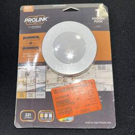 Pro Link 030878552226 Prolink Quick Lighting System 1 Add On Puck - White