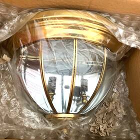 P7145-10 Progress Lighting 785247714513 Brass Wall Sconce Monticello Collection Polished Nib