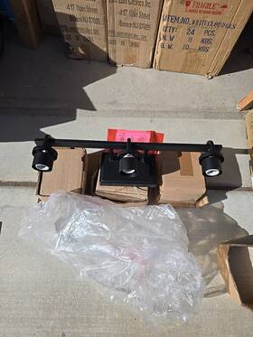 800-100-1075 Progress Lighting Bathroom Black Vanity Light P300354-031