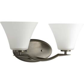 P2005-20w Progress Lighting P2005 Bravo 17 Inch W 2 Light Vanity - Multicolor