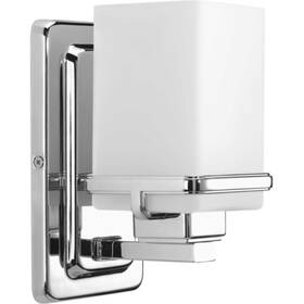 P2193-15 Progress Lighting P2193 Metric 1 Light 5 Inch Bathroom Sconce - Chrome