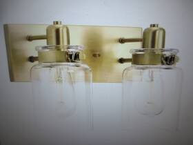 P300046-163 Progress Lighting Calhoun 13.25 Inch 2-light Gold Vintage Brass Vanity Light