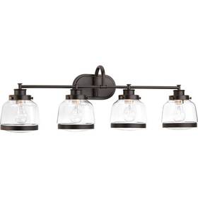 P300083-020 Progress Lighting Judson Collection 35-3/4 Inch 4-light Antique Bronze Clear