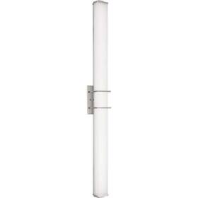 P300213-009-30 Progress Lighting Phase 2.2 Led Collection 48 Brushed Nickel White Shade Modern