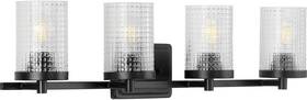P300271-031 Progress Lighting P300271 Fawcett 4 Light 31 Inch W Bathroom Vanity - Black