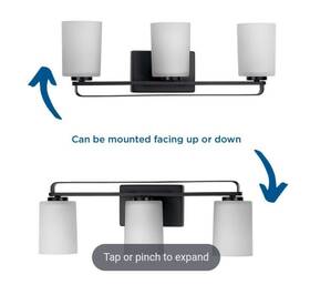 P300343-31m Progress Lighting League - 3 Light Bath Vanity In Modern Craftsman