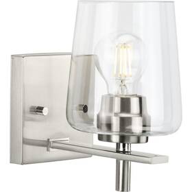 P300360-009 Progress Lighting - Calais 1 Light Bath Vanity In New Traditional Style-8.5