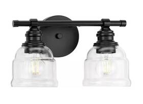 P300374-31m Progress Lighting Ambrose 13 Inch Matte Black Bath Vanity Light-used P300374-31m Progress Lighting Ambrose 13 Inch Matte Black Bath Vanity Light-used