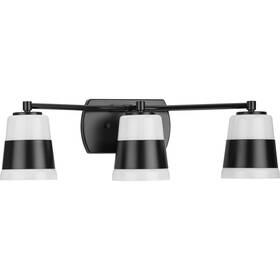 Progress Lighting P300444-31m P300444 Haven 3 Light 7 Inch W Vanity - Black