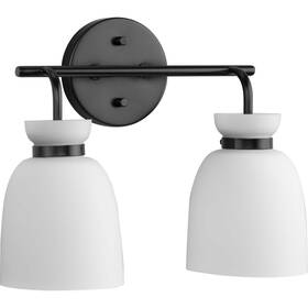 P300485-31m Progress Lighting P300485 Lexie 2 Light 14 Inch W Vanity - Black