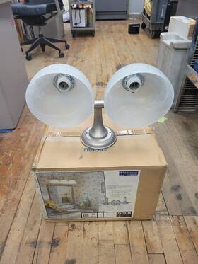 P3259-06 Progress Lighting Bath Match 2 Light Vanity Wall Mount 15 Inch Pearl Nickel