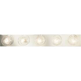 P3335-15 Progress Lighting 5-light Broadway Strips With Sockets On 6-inch Centers Pol