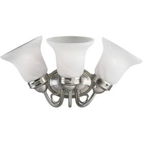 P3369-09 Progress Lighting P3369 Nickel Bedford Three Light Bathroom Vanity P3369-09 Progress Lighting P3369 Nickel Bedford Three Light Bathroom Vanity