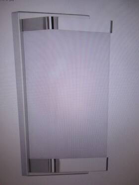 P710072-009 Progress Lighting 1-light Linen Brushed Nickel Glass Wall Sconce -