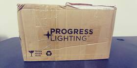 P710087-031 Progress Lighting Black Hartwick 14 Inch Tall Wall Sconce