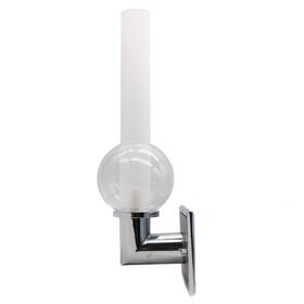 Ll-01 Project Lighting Modern Wall Sconce Chrome Clear Glass Light Fixture Ll-01 Project Lighting Modern Wall Sconce Chrome Clear Glass Light Fixture