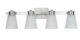 51528-31-u-a Prominence Home Fairendale 4 Light Bathroom Wall Vanity Nickel Open Box