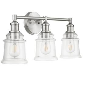 Prominence Home 671961515508 Eaton Ridge 3 Light Brushed Nickel Bathroom Vanity With